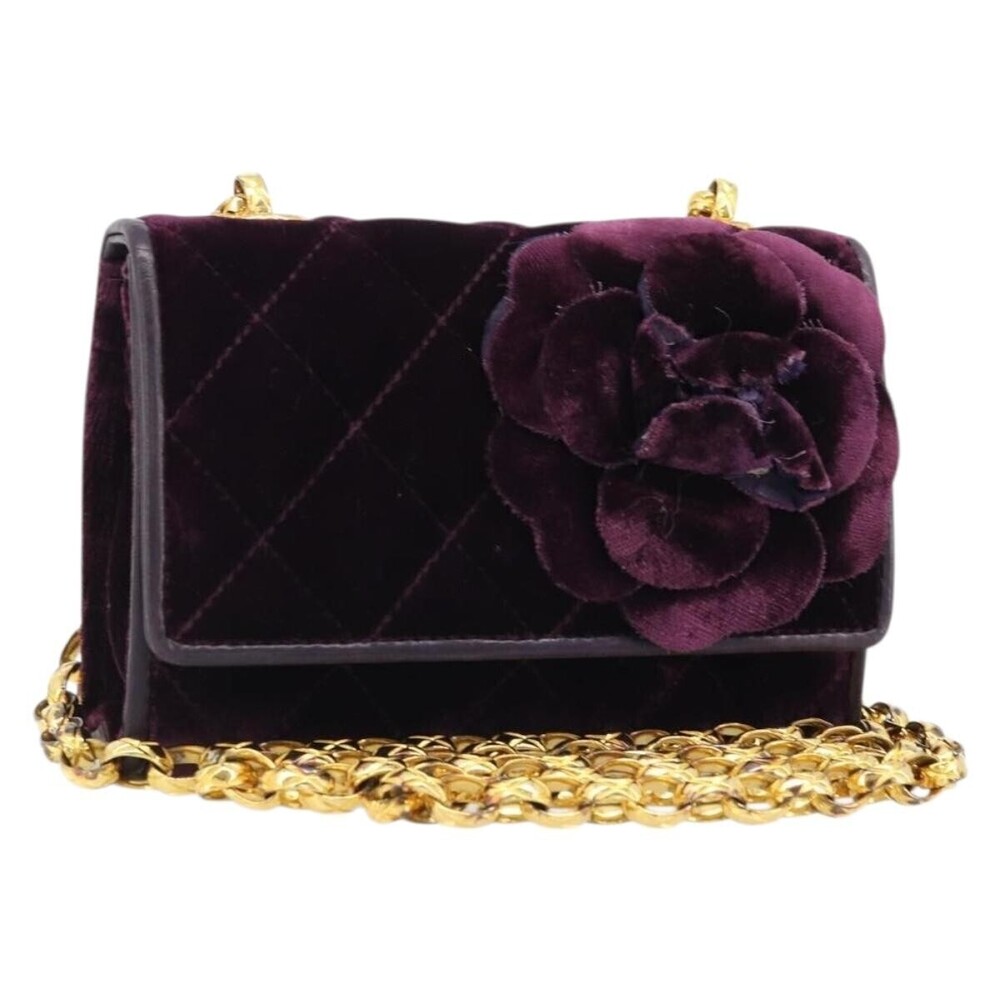Chanel Wallet on Chain Quilted Velvet